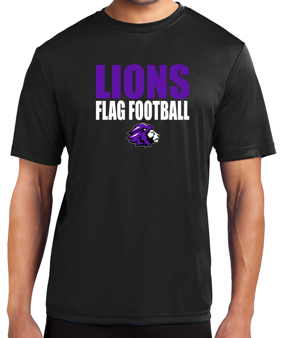 Trinity Lions Flag Football Cotton & Dri Fit T-Shirt Apparel